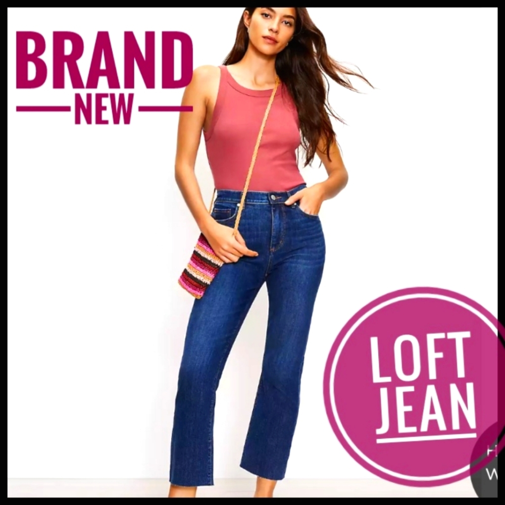 SALE! New LOFT High Rise Crop Jeans ♡